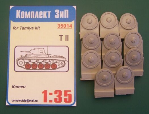 Катки Т-2, (TAMIYA) детальное изображение Наборы деталировки Афтермаркет