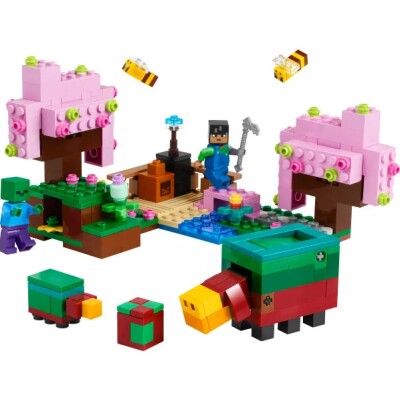 LEGO Minecraft  Blooming cherry orchard 21260 детальное изображение LEGO Minecraft Lego