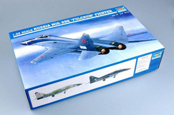 Scale model 1/32 MiG-29K “Fulcrum”Fighter Трумпетер 02239 детальное изображение Самолеты 1/32 Самолеты
