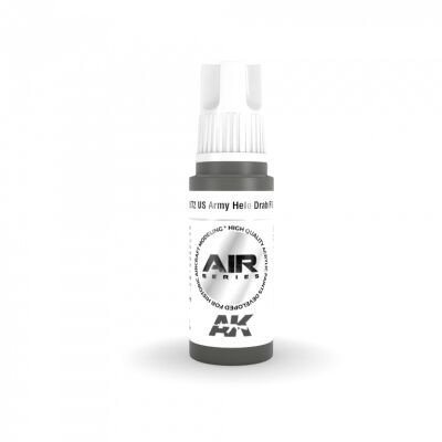 Acrylic paint US Army Helo Drab (FS34031) AIR AK-interactive AK11872 детальное изображение AIR Series AK 3rd Generation