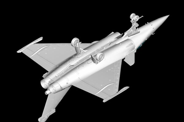 Збірна модель фразузького літака Rafale M Fighter детальное изображение Самолеты 1/48 Самолеты