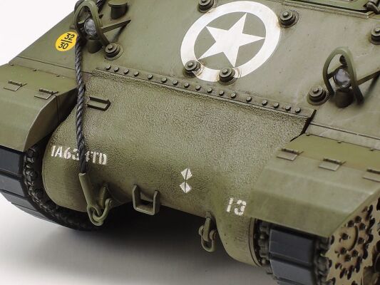 Сборная модель 1/35 Американская САУ М10 Вулверин Тамия 35350 детальное изображение Бронетехника 1/35 Бронетехника