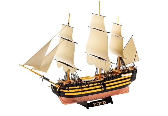 Стартовий набір 1/450 Парусний корабель HMS Victory Revell 65819 детальное изображение Парусники Флот