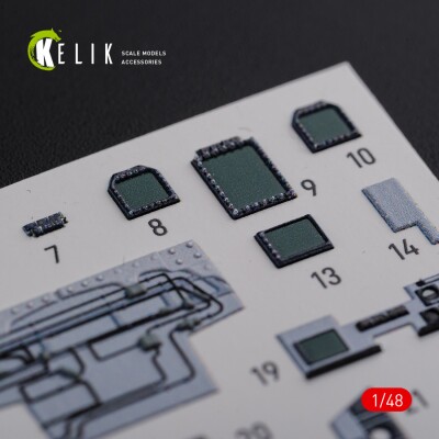 F/A-18F Super Hornet 3D decal interior for Meng 1/48 kit KELIK K48078 детальное изображение 3D Декали Афтермаркет