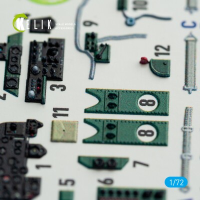 M6A1 Seiran 3D decal interior for Tamiya Kit 1/72 KELIK K72060 детальное изображение 3D Декали Афтермаркет