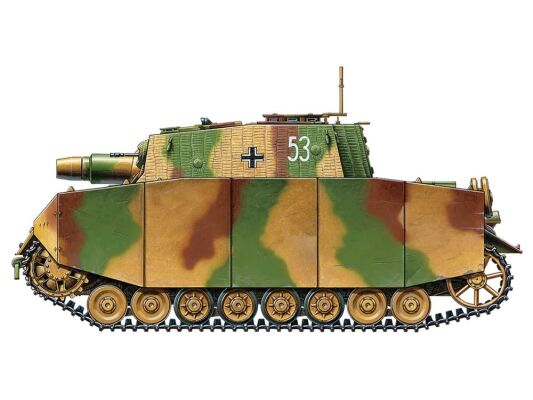 Збірна модель 1/35 Німецька броньована гармата на базі Pz Kpfw IV Ausf Tamiya 35353 детальное изображение Бронетехника 1/35 Бронетехника
