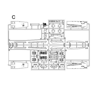 Scale model 1/48 Airplane Su-22 M3/M4 &quot;Fitter K&quot; Zimi 80146 детальное изображение Самолеты 1/48 Самолеты