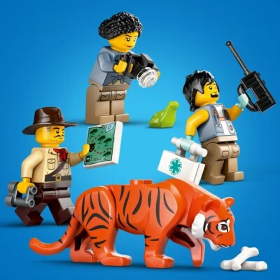 Конструктор LEGO City внедорожник для исследования джунглей 60426 детальное изображение City Lego