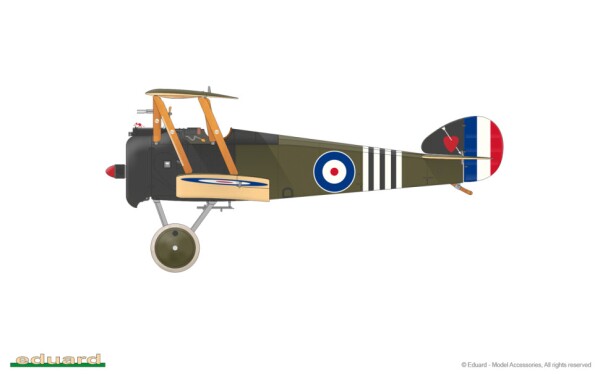 Збірна модель 1/48 Літак Sopwith F.1 Camel (Clerget) Eduard 82172 детальное изображение Самолеты 1/48 Самолеты