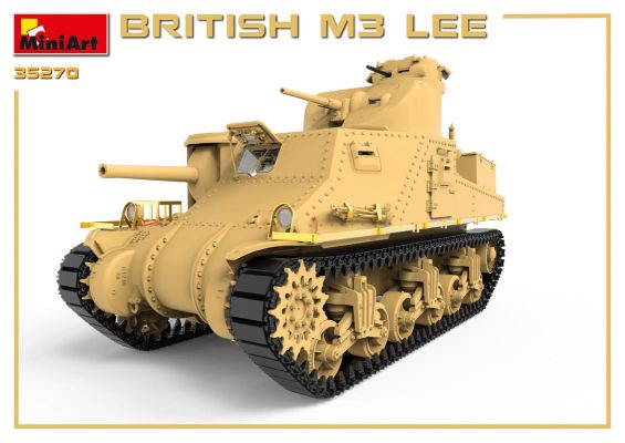 Сборная модель Британского танка M3 LEE детальное изображение Бронетехника 1/35 Бронетехника