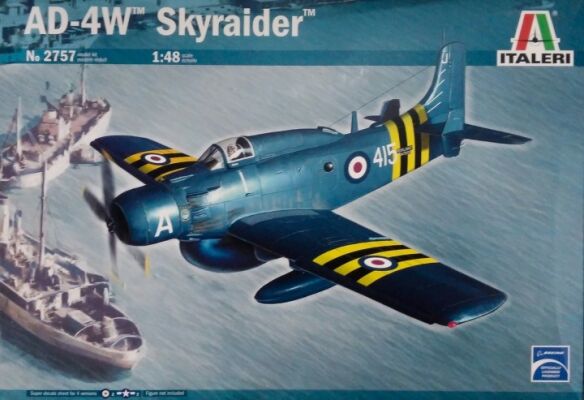 AD-4W Skyraider детальное изображение Самолеты 1/48 Самолеты