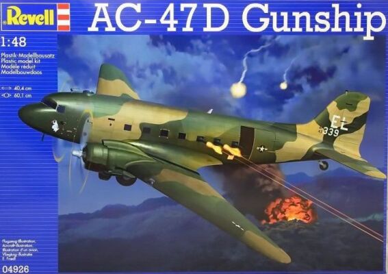 AC-47D &quot;Gunship&quot; детальное изображение Самолеты 1/48 Самолеты