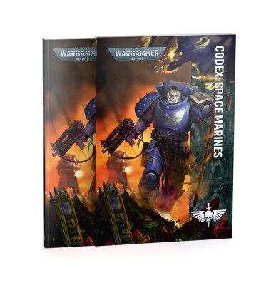 Книга Warhammer 40000 - CODEX - SPACE MARINES (ENGLISH) детальное изображение Кодексы и правила Warhammer Художественная литература