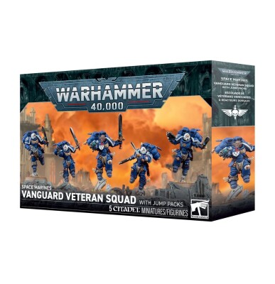 Игровой набор Warhammer 40000 - SPACE MARINES: VANGUARD VETERAN SQUAD W/JUMP PACKS детальное изображение Ультрамарины Космические Десантники