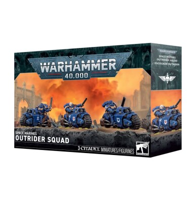 Игровой набор Warhammer 40000 - SPACE MARINES: OUTRIDER SQUAD детальное изображение Ультрамарины Космические Десантники