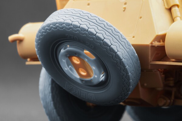 Набір коліс (з деформацією) для Sd.Kfz. 234 Puma v3 від Dragon, Miniart, RFM, Italeri, AK Interactive ScaleX WW-35012W детальное изображение Колёса Афтермаркет