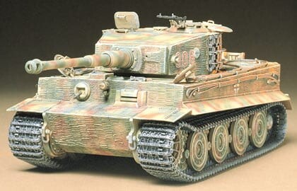 Сборная модель 1/35 Немецкий танк Тигр I Позднее производство Тамия 35146 детальное изображение Бронетехника 1/35 Бронетехника