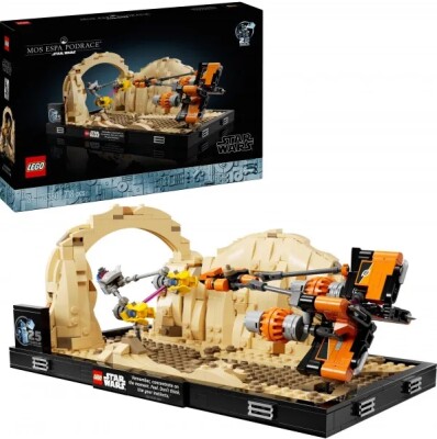 Конструктор LEGO Star Wars Диорама &quot;Mos Espa Podrace&quot; 75380 детальное изображение Star Wars Lego