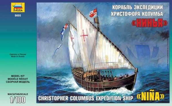 Корабль Хр. Колумба &quot;Нинья&quot; детальное изображение Флот 1/720 Флот
