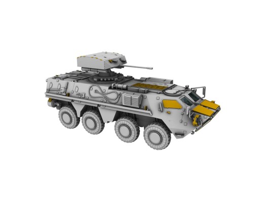 Сборная модель 1/72 Украинский бронетранспортёр БТР-4Е «Буцефал» с боевым модулем &quot;Гром&quot; IBG Models детальное изображение Бронетехника 1/72 Бронетехника