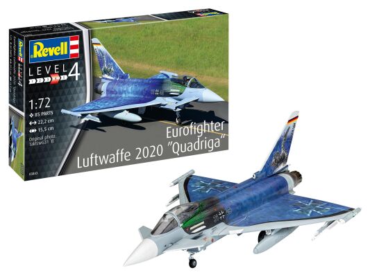 Eurofighter Luftwaffe 2020 Quadriga детальное изображение Самолеты 1/72 Самолеты