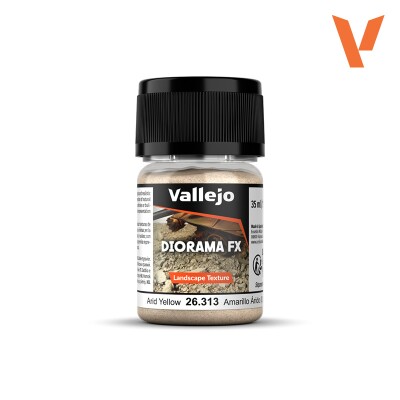 Текстура Жовтий пісок 0.1-0.6 мм (Arid Yellow) Vallejo 26313 детальное изображение Материалы для создания Диорамы