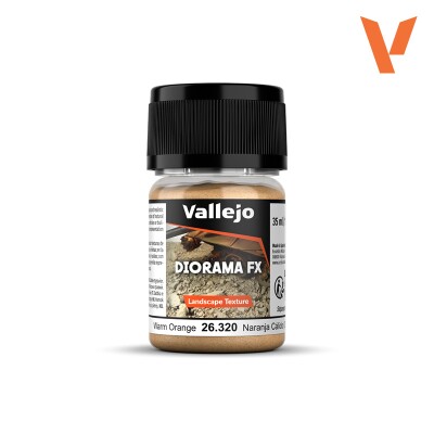 Текстура Помаранчевий пісок 0.1-1 мм (Warm Orange) Vallejo 26320 детальное изображение Материалы для создания Диорамы