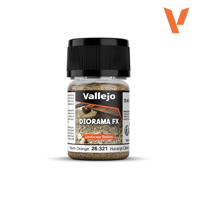 Текстура Помаранчевий пісок 1-2 мм (Warm Orange) Vallejo 26321 детальное изображение Материалы для создания Диорамы