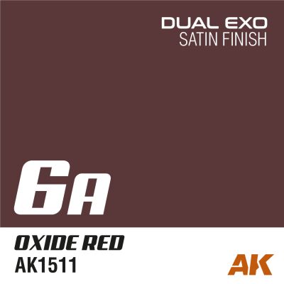 Dual exo 6a – oxide red 60ml детальное изображение AK Dual EXO Краски