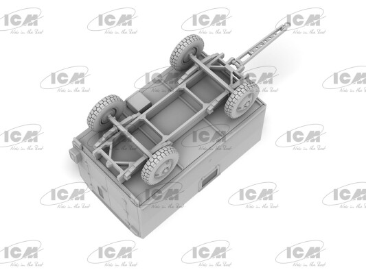 Збірна модель 1/72 Причіп Збройних Сил України ICM 72819 детальное изображение Автомобили 1/72 Автомобили
