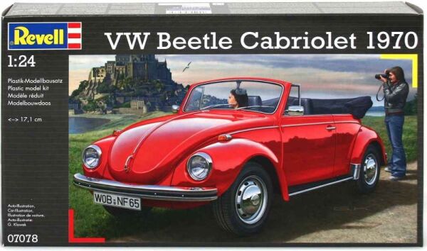 VW Beetle Cabriolet 1970 детальное изображение Автомобили 1/24 Автомобили
