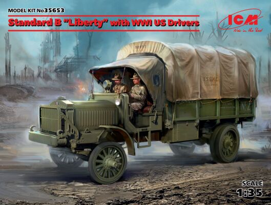 Standard B “Liberty” with WWI US Drivers детальное изображение Автомобили 1/35 Автомобили