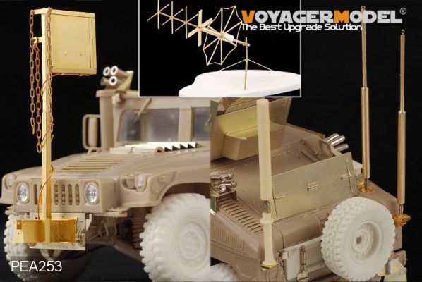 1/35 Modern HUMVEE Electronic Antennas Set (For All)  детальное изображение Фототравление Афтермаркет