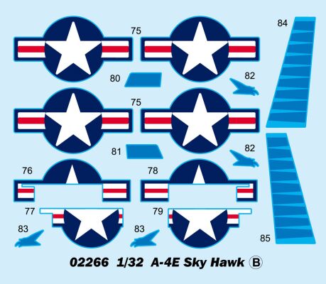 Збірна модель 1/32 Літак A-4E &quot;Sky Hawk&quot; Trumpeter 02266 детальное изображение Самолеты 1/32 Самолеты
