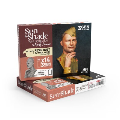 Набір акрилових фарб Колекція відтінків «Сонце та тінь» AK-Interactive AK11787 детальное изображение Наборы красок Краски