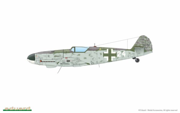 Сборная модель 1/48 Самолет Мессершмитт Bf 109G-10 WNF/Диана Эдуард 84182 детальное изображение Самолеты 1/48 Самолеты