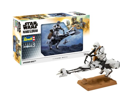 Збірна модель 1/12 Speeder Bike: The Mandalorian Revell 06786 детальное изображение Star Wars Космос