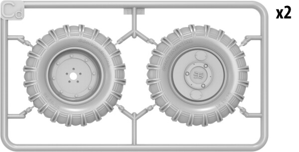 Сборная модель 1/24 Немецкий трактор D8506, модификация 1937 года Miniart 24003 детальное изображение Автомобили 1/24 Автомобили