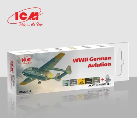 Набор акриловых красок Немецкой авиации Второй мировой войны детальное изображение Наборы красок Краски