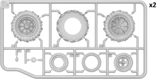 Сборная модель 1/35 Наземный универсальный трактор Standard N «Зеленый», модификация 1940-41 гг детальное изображение Автомобили 1/35 Автомобили