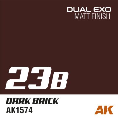Dual exo 23b – darck brick 60ml детальное изображение AK Dual EXO Краски