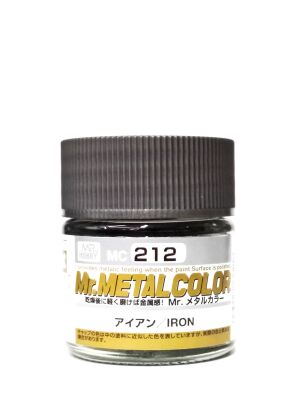 Mr. Metal Color Iron metallic / Iron-colored nitro paint. детальное изображение Металлики и металлайзеры Модельная химия
