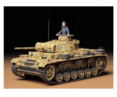 Сборная модель 1/35 Танк Pz.Kpfw.III Ausf.L Тамия 35215 детальное изображение Бронетехника 1/35 Бронетехника