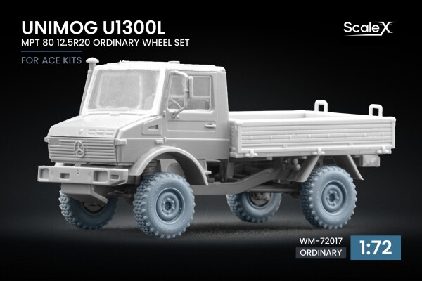 Набір коліс для Unimog U1300L MPT 80 від ACE ScaleX WM-72017 детальное изображение Колёса Афтермаркет