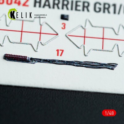 Harrier GR1/GR3 3D декаль інтер'єр для комплекту Kinetic 1/48 KELIK K48042 детальное изображение 3D Декали Афтермаркет