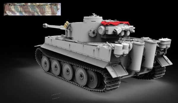 Збірна модель 1/35 Танк Тигр l раннього виробництва Sd.Kfz.181 Pz.Kpfw.VI Ausf.E Border Model BT-010 детальное изображение Бронетехника 1/35 Бронетехника