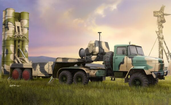 KrAZ-260B Tractor with 5P85TE TEL S-300PMU детальное изображение Зенитно ракетный комплекс Военная техника