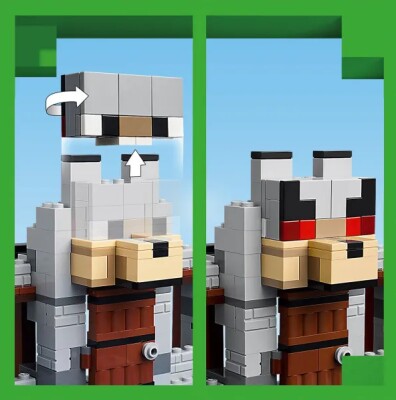 LEGO Minecraft Wolf of the Citadel 21261 детальное изображение LEGO Minecraft Lego