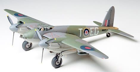 Сборная модель 1/48 Британский многоцелевой бомбардировщик Mosquito FB MK.II Тамия 61062 детальное изображение Самолеты 1/48 Самолеты