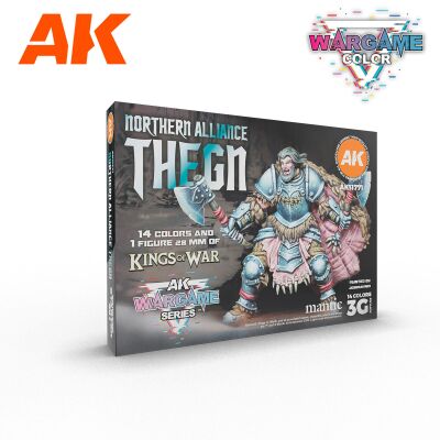 NORTHERN ALLIANCE THEGN – WARGAME STARTER SET – 14 COLORS &amp; 1 FIGURE детальное изображение Наборы красок Краски